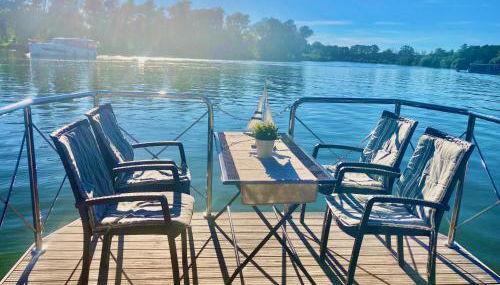 HAUSBOOT - Schwimmende feststehende Ferienwohnung direkt auf der Havel mit Weitblick aufs Wasser - Foto 4