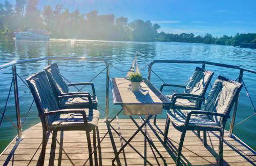 HAUSBOOT - Schwimmende feststehende Ferienwohnung direkt auf der Havel mit Weitblick aufs Wasser - Foto 4