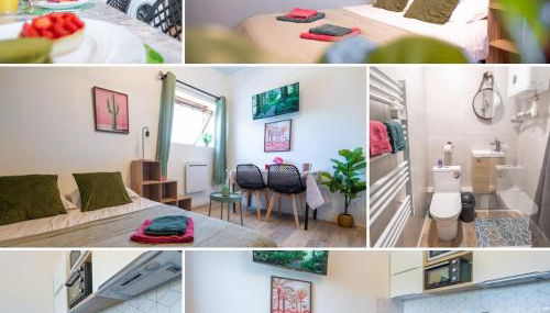 L'Exotique - Parking I Netflix I Gare I WIFI TRÈS HAUT DÉBIT - Calme & Cosy - Foto 3