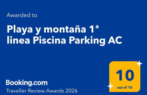 Playa y montaña 1ª linea Piscina Parking AC - Foto 3