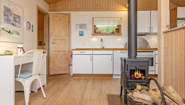 4 Person Holiday Home in Tranekaer - Foto 4, Cocina privada