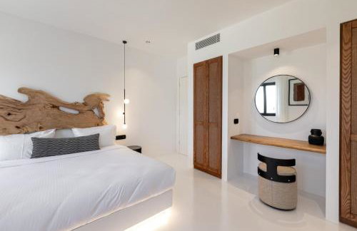 Mykonos Town Black Villa with Cave Heated Pool - Foto 16