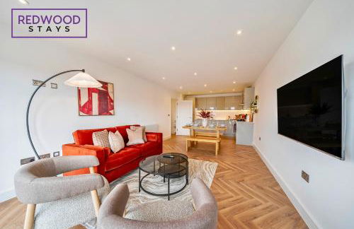 Brand New Premium Serviced Apartments, Free Parking, High-Speed WiFi By Redwood Stays - Foto 80