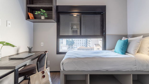 Share Consolação by Viva - Prédio completo na Consolação com piscina no rooftop próx ao Mackenzie - Foto 2, Habitación