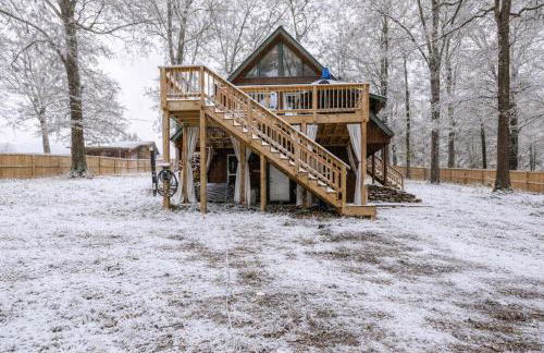 Family A-Frame, HotTub, FirePit, ClimbingWall, EVCharger, & More - Photo 68