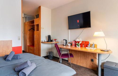 Nähe Frankfurt Messe mit Netflix und Balkon - Foto 30