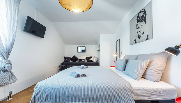 Apartment Marilyn - Two Bedroom Apartment with Terrace and Partial Sea View - Foto 5, Habitación