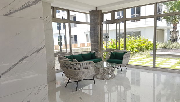 Zona de estar del vestíbulo