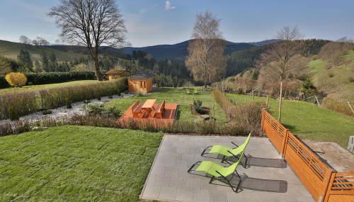 Landhäuser Bergwiese - Ferienhaus Höhenblick - Foto 5, Garden, Garden view