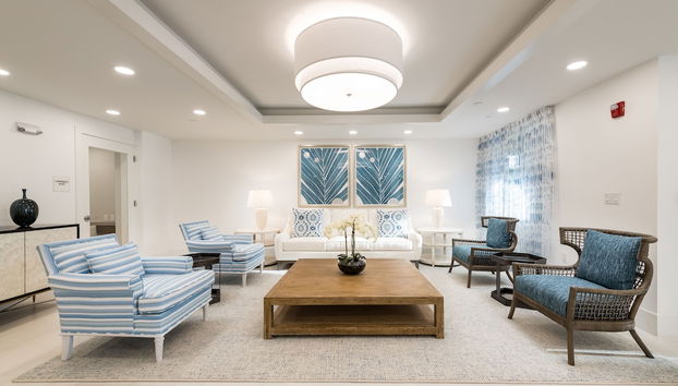 Zona de estar del vestíbulo