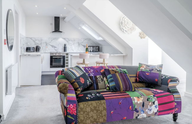 The Penthouse - Luxury 1 Bed - Panorama - Tenby - Foto 24