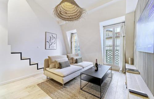 Hyper Centre - Charming duplex - Luxury - Reversible air conditioning - 10 mins from Place MASSENA - Foto 1