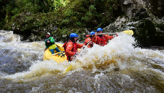 Pegando as correntezas do rio Hutt