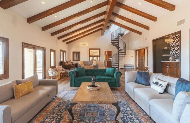 20 Acre Panoramic View Estate Hot Tub, Pickleball & Game Room - Foto 4