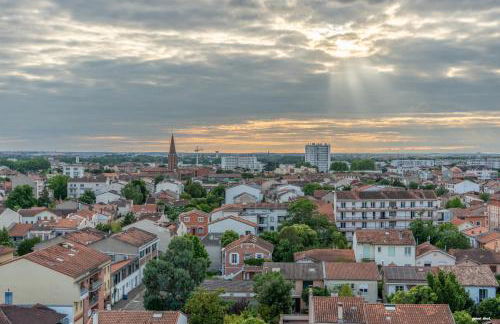 Toulouse Appartment 3 bedrooms balcony panoramic view - 10 min Train station & Metro - Foto 4