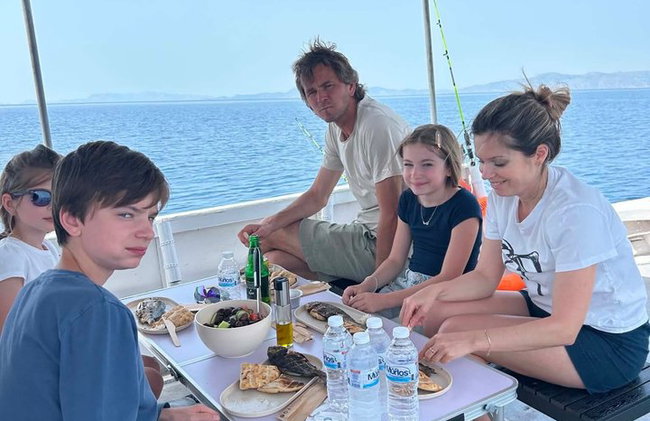 Battuta di pesca a Rodi con barbecue e nuoto - Foto 10