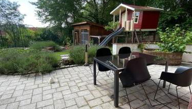 AlbPanorama Fewo mit Infrarotsauna und Gartenblick - Foto 3, Garden, Garden view