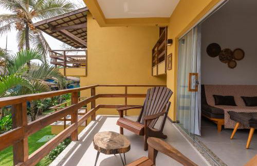 Trancoso43 - Lindo apartamento 1 suíte , sala com varanda - Foto 30