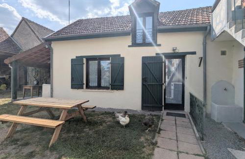 Séjour champêtre avec piscine partagée à Chabris - FR-1-591-739 - Foto 6