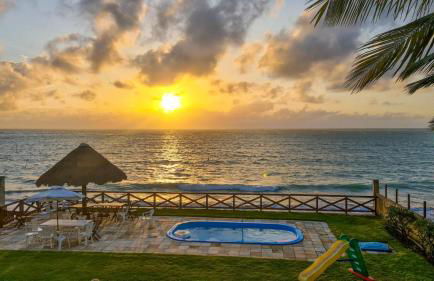 Casa à Beira Mar, piscina e 4 suítes na praia de Ipioca-Maceió-AL - Vila Ipioca - Foto 70