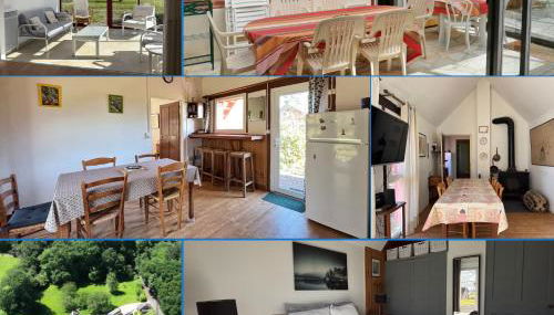 Maison de campagne lumineuse spacieuse dans impasse au calme a proximité d'un chateau deux vérandas grand jardin cabane pour vélos, pres Port en Bessin et Bayeux, proche plages du débarquement - Foto 2