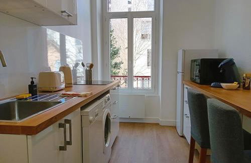 101 - Appart rénové avec 1 chambre spacieuse - Tram et Clinique Mutualiste à 1 min - Foto 12