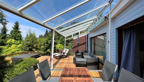 Ferienhaus Wellnesshütte mit Außenwhirlpool und herrlichem See-und Alpenblick - Foto 4