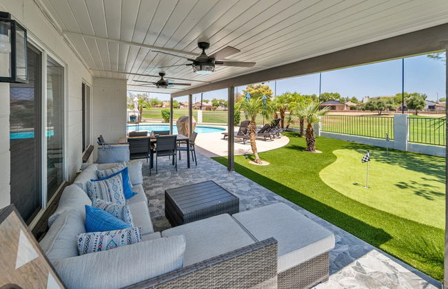 Peoria Oasis on Golf Course Pool Putting Green - Foto 1