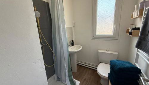 Studio cosy en hypercentre de Louviers - Foto 4, towels, Shower