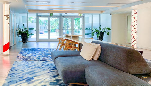 Sala de estar do lobby