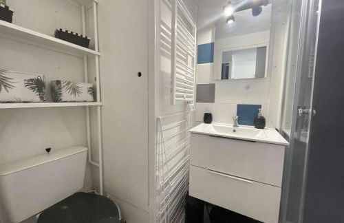 Studio Mezzanine Lumineux avec Wifi, Idéalement Situé, 4 Couchages, à 250m de la Plage et du Port - FR-1-224B-99 - Foto 5