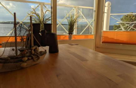 Strandkoje in erster Reihe mit traumhaftem Blick auf die Kieler Förde - Foto 4