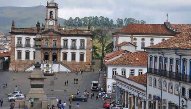 Praça Tiradentes, una de las plazas más famosas de Ouro Preto