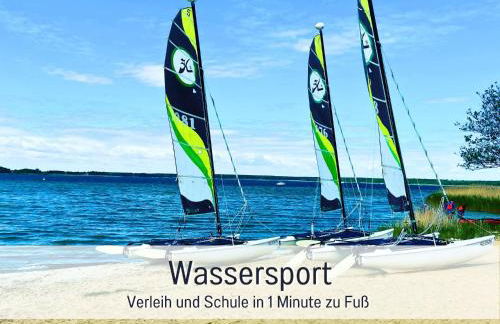 Strandhaus Mathea - ruhige Lage direkt am Fleesensee - Parkplatz, Kamin, Sauna - familienfreundlich - Foto 26