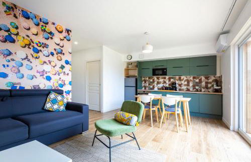 Les Amarres 6 pers Dunes et Mer Blériot plage - Foto 1