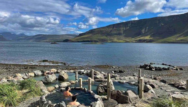Hvammsvík Hot Springs - Foto 2, Hvammsvík hot springs