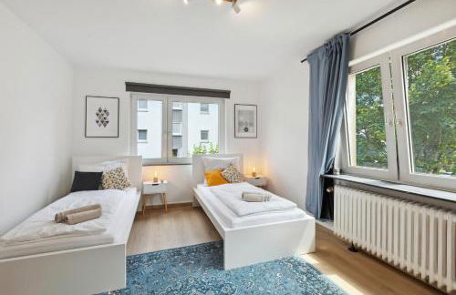 Große 80qm 3 Zimmer Wohnung, nahe Messe & Klinikum, 2x 55" Smart TV, Netflix, Keyless - Foto 16