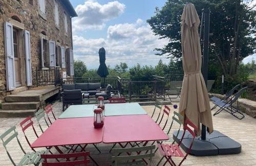 Maison en pierre avec vue imprenable dans le parc naturel du Pilat - Foto 5