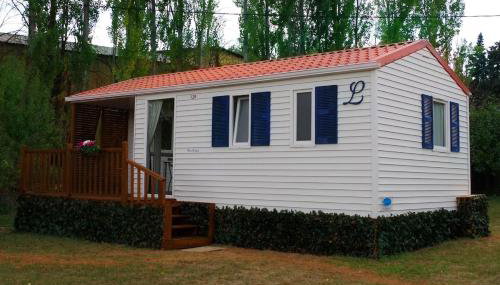 Mobil-home lumineux et climatisé avec piscine et jardin cadre paisible pour famille ou couple - Foto 1, Garden