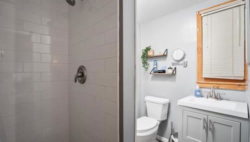 Cozy Bear-Themed Mountain Cabin, Relaxing Hot Tub - Foto 2, Shower