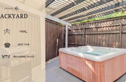Superior 4BR 2BA Holiday Home with Hot Tub & Grill - Foto 31