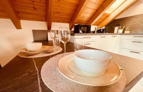 Studio mit King-Size-Bett & Privatparkplatz - Foto 14