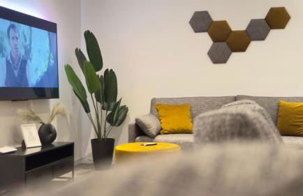 ARYVE Design-Boutique Apartment am Markt von Waltershausen im Thüringer Wald - Design-Interieur, Netflix, WLAN - Foto 63