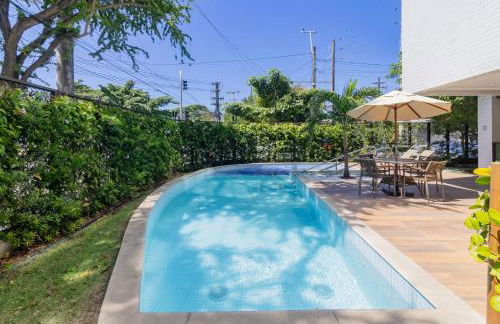 Apartamento com VISTA maravilhosa no bairro do Pina! Cozinha completa, Wi-Fi, Ar Condicionado e máquina de lavar - Condomínio com Estacionamento, Recepção 24h, Piscina e Academia - Foto 27