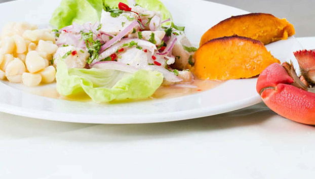 Plat de ceviche