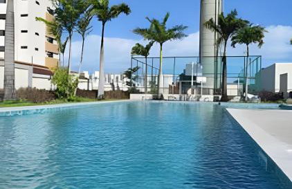 Apartamento na praia, 2 quartos e área de lazer - Foto 25