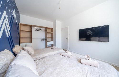 Bleu Océane - Wifi - Gare - 3 lits - Tout équipé - Foto 18