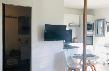 Bel Air Studios-Terrasse couverte-Jardinet-Vue Pont de Normandie-Parking privé - Foto 26