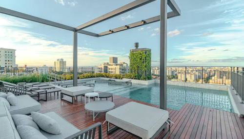 New Go Carlos Gomes Apartamento com Suíte e Linda Piscina no Rooftop 24h - Foto 4