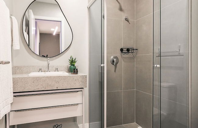 Studios Tower by Viva - Prédio com piscina e estacionamento no centro de Floripa - Foto 74